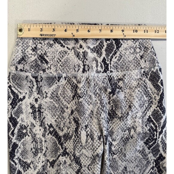 Alo Leggings Womens Small High Rise Snakeskin Athleisure Athletic Yoga Gym Dance - Picture 4 of 7